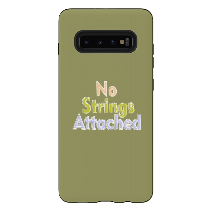 Galaxy S10 plus StrongFit No Strings Attached by Dhruv Narelia