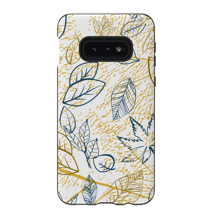 Galaxy S10e StrongFit Tobacco Pattern XII by Bledi