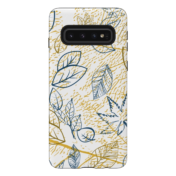 Galaxy S10 StrongFit Tobacco Pattern XII by Bledi