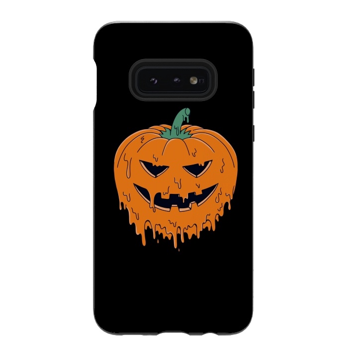Galaxy S10e StrongFit Melted Pumpkin by Coffee Man