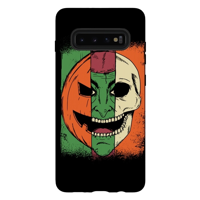 Galaxy S10 plus StrongFit Monsters Faces by Coffee Man