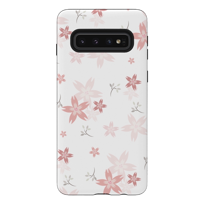 Galaxy S10 StrongFit Star Flowers by Bledi