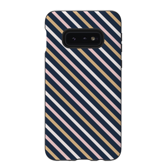 Galaxy S10e StrongFit Striped Background I by Bledi