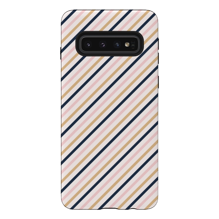 Galaxy S10 StrongFit Striped Background II by Bledi