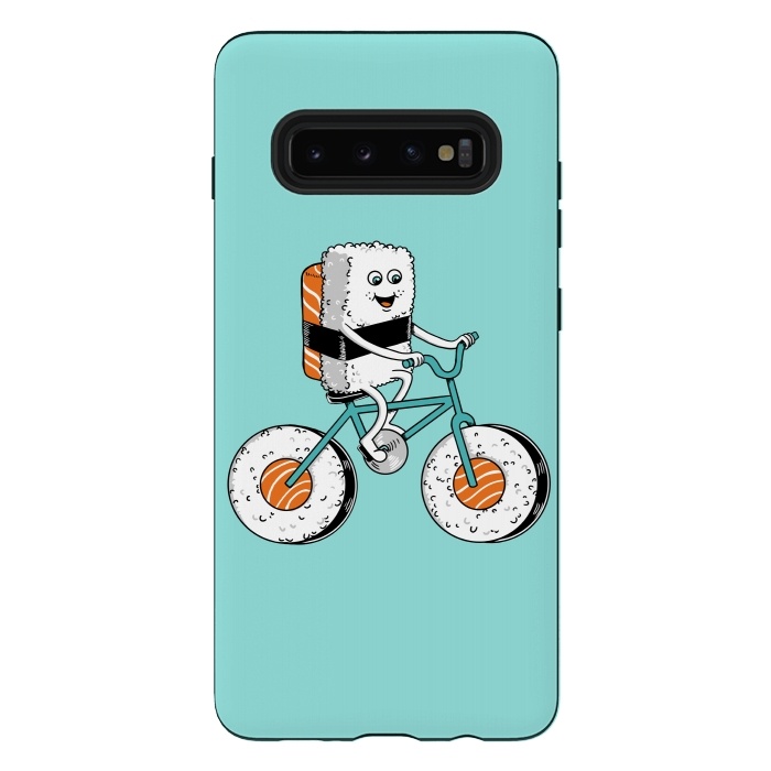 Galaxy S10 plus StrongFit Sushi Bicycle by Coffee Man