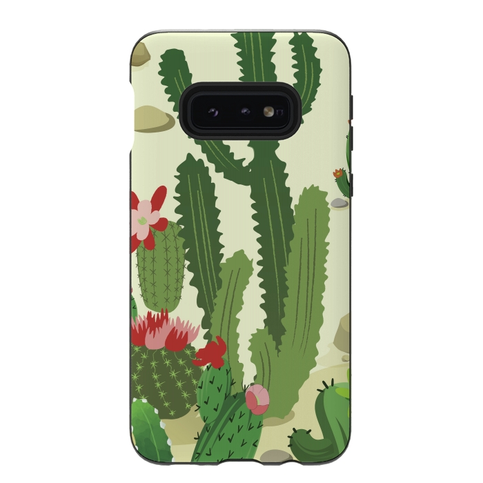 Galaxy S10e StrongFit Cactus Variety III by Bledi