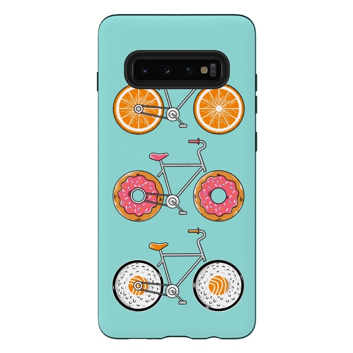 Galaxy S10 plus StrongFit Food Bicycle by Coffee Man
