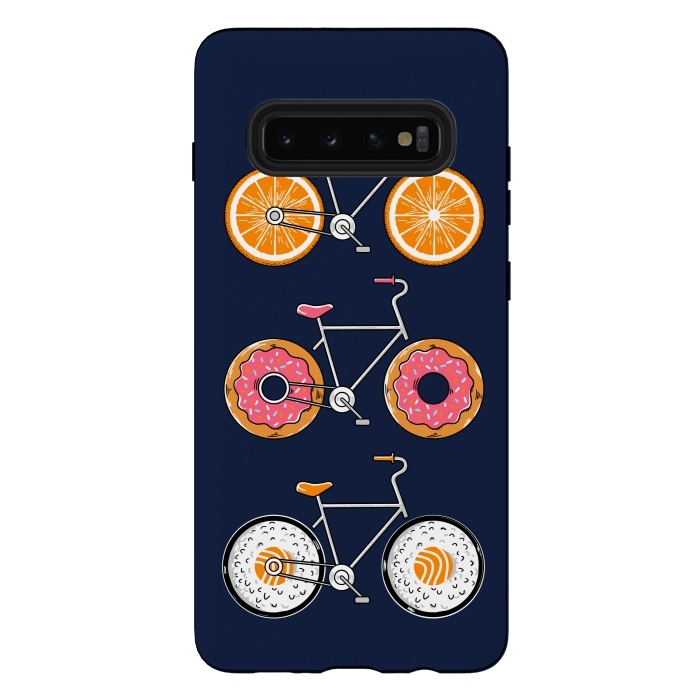 Galaxy S10 plus StrongFit Food Bicycle 2 by Coffee Man