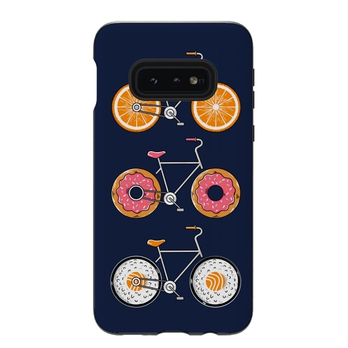 Galaxy S10e StrongFit Food Bicycle 2 by Coffee Man
