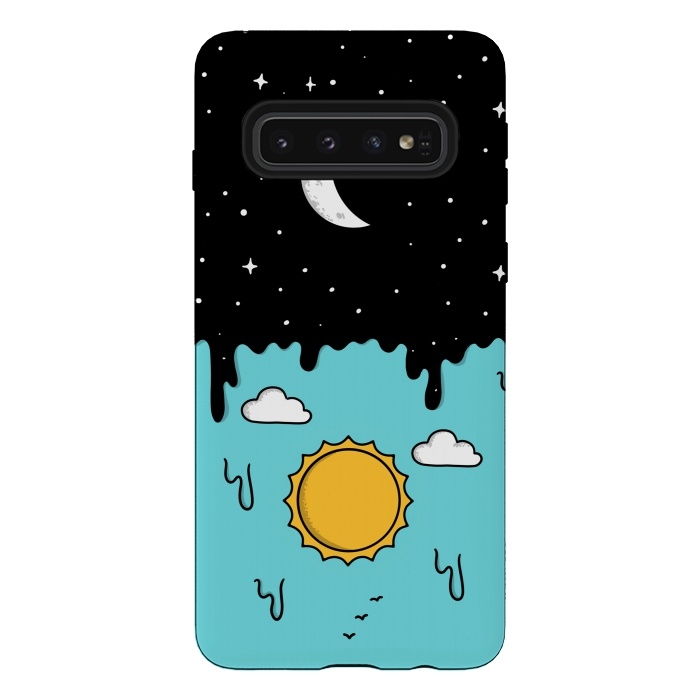 Galaxy S10 StrongFit Day and Night Melted by Coffee Man