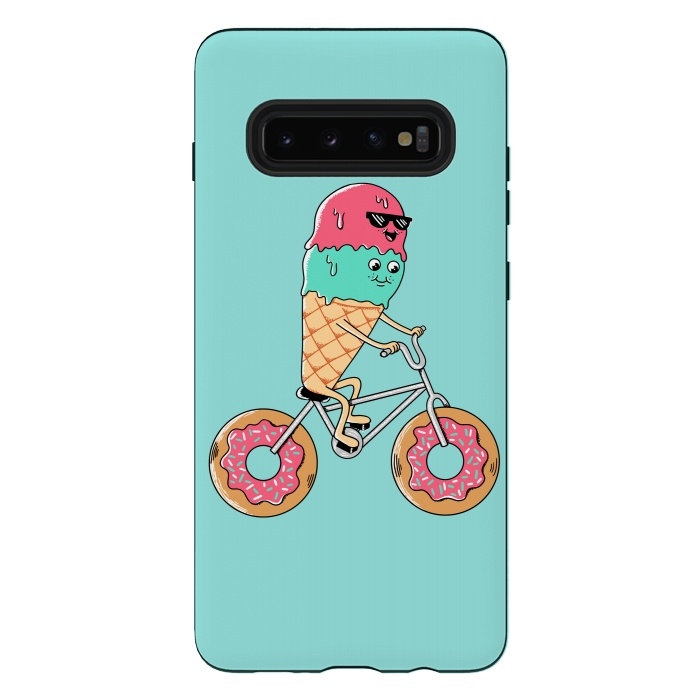 Galaxy S10 plus StrongFit Donut Bicycle by Coffee Man