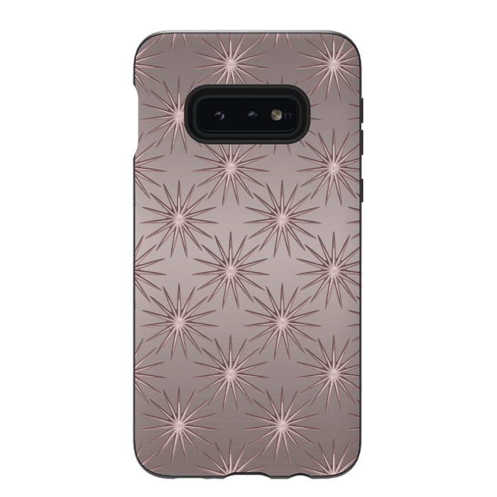 Galaxy S10e StrongFit Shimmering Rose Gold Sun  by Andrea Haase
