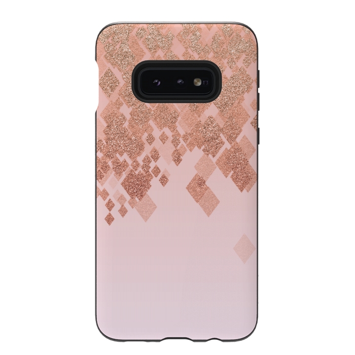 Galaxy S10e StrongFit Rose Gold Glamour by Andrea Haase