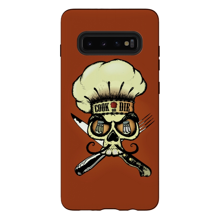 Galaxy S10 plus StrongFit COOK OR DIE by Mangulica
