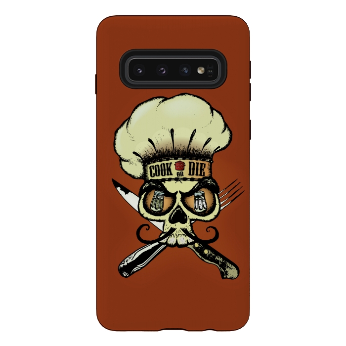 Galaxy S10 StrongFit COOK OR DIE by Mangulica