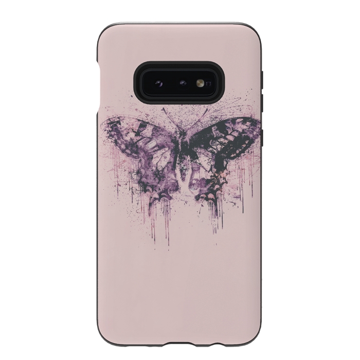 Galaxy S10e StrongFit Artsy Butterfly  by Andrea Haase