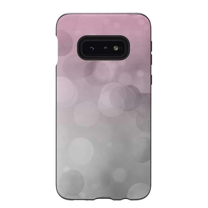Galaxy S10e StrongFit Floating Lense Flares In Grey And Pink by Andrea Haase