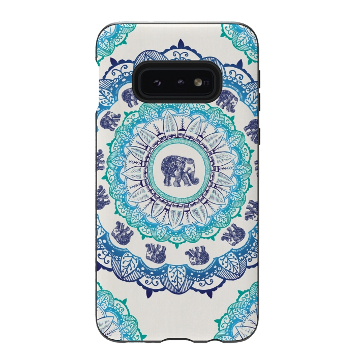 Galaxy S10e StrongFit Lucky Elephant  by Rose Halsey
