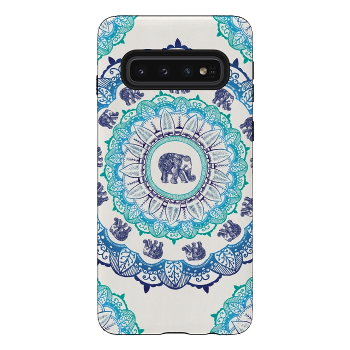 Galaxy S10 StrongFit Lucky Elephant  by Rose Halsey