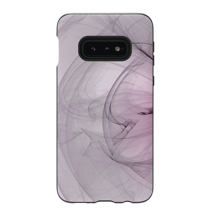 Galaxy S10e StrongFit Purple Fractal Dreams by Andrea Haase