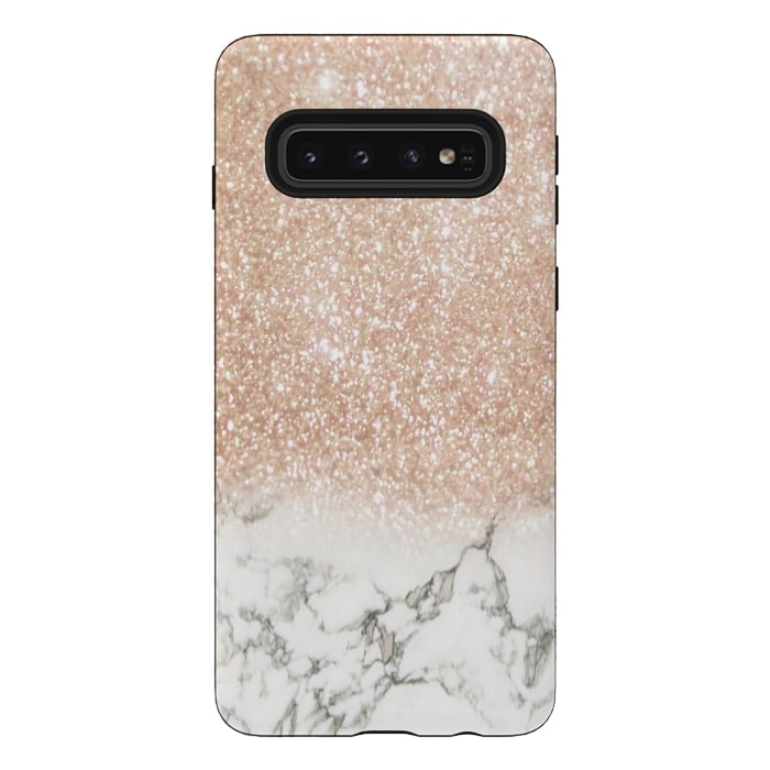 Galaxy S10 StrongFit Marble & Stardust Ombre by ''CVogiatzi.