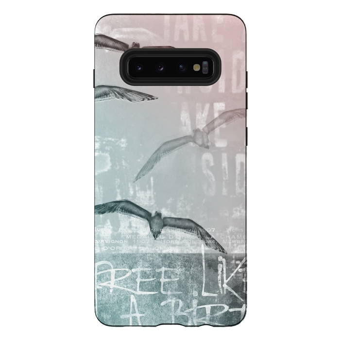 Galaxy S10 plus StrongFit Free Like A Bird by Andrea Haase