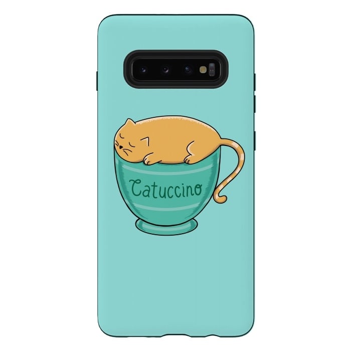 Galaxy S10 plus StrongFit Cattuccino by Coffee Man