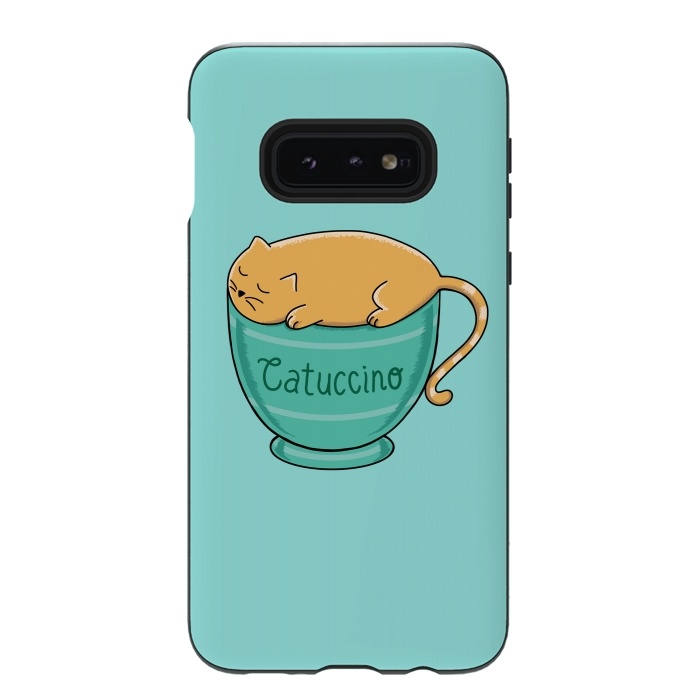 Galaxy S10e StrongFit Cattuccino by Coffee Man