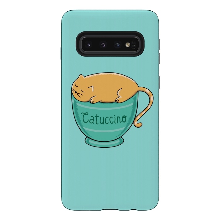 Galaxy S10 StrongFit Cattuccino by Coffee Man