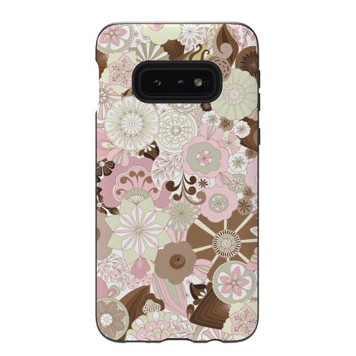 Galaxy S10e StrongFit Flowers, Flowers Everywhere by Paula Ohreen