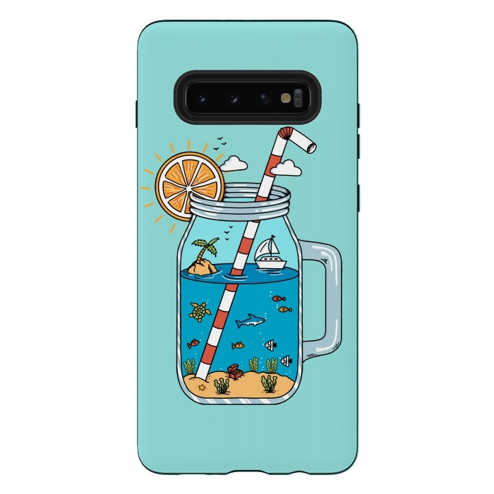 Galaxy S10 plus StrongFit Drink Landscape by Coffee Man