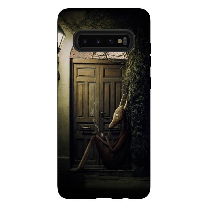 Galaxy S10 plus StrongFit Shaman by Laura Nagel