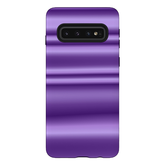 Galaxy S10 StrongFit Shiny Purple by Andrea Haase