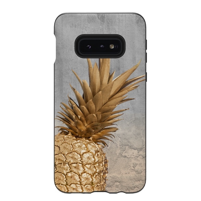 Galaxy S10e StrongFit Gold Aloha Pineapple  by  Utart