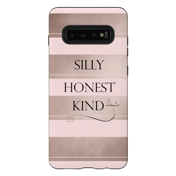 Galaxy S10 plus StrongFit Be Silly Honest and Kind by  Utart