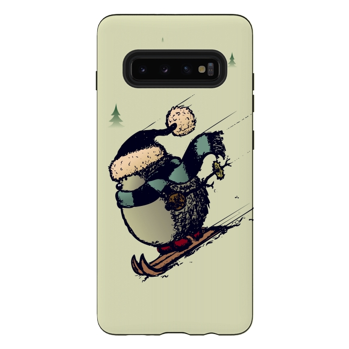 Galaxy S10 plus StrongFit Skier  by Mangulica
