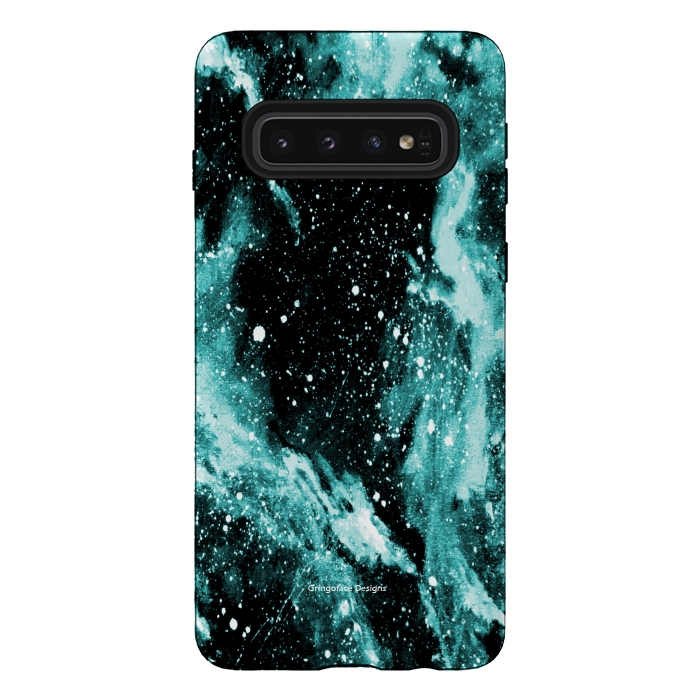 Galaxy S10 StrongFit Iced Galaxy by Gringoface Designs
