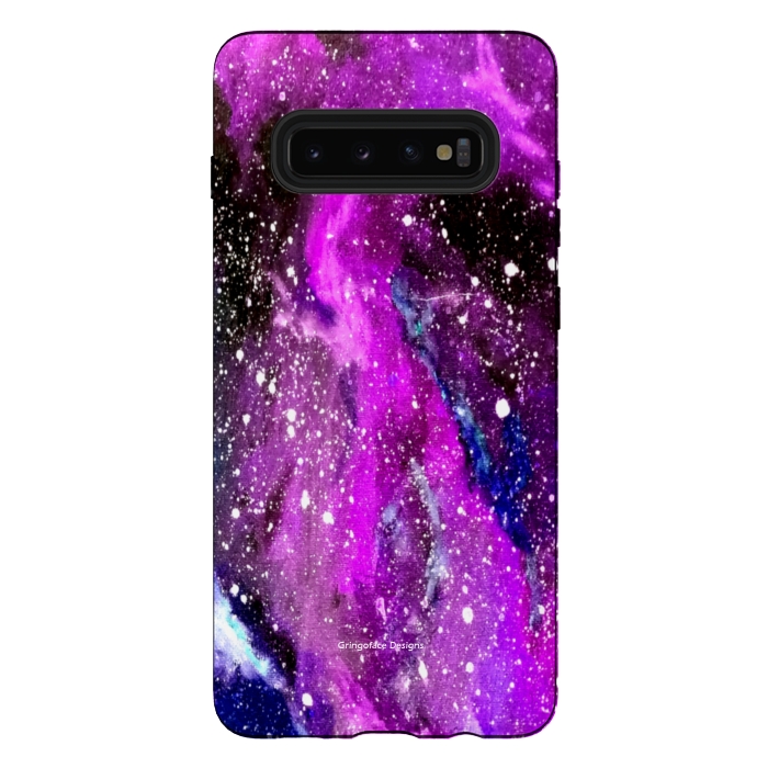 Galaxy S10 plus StrongFit Ultraviolet Galaxy by Gringoface Designs
