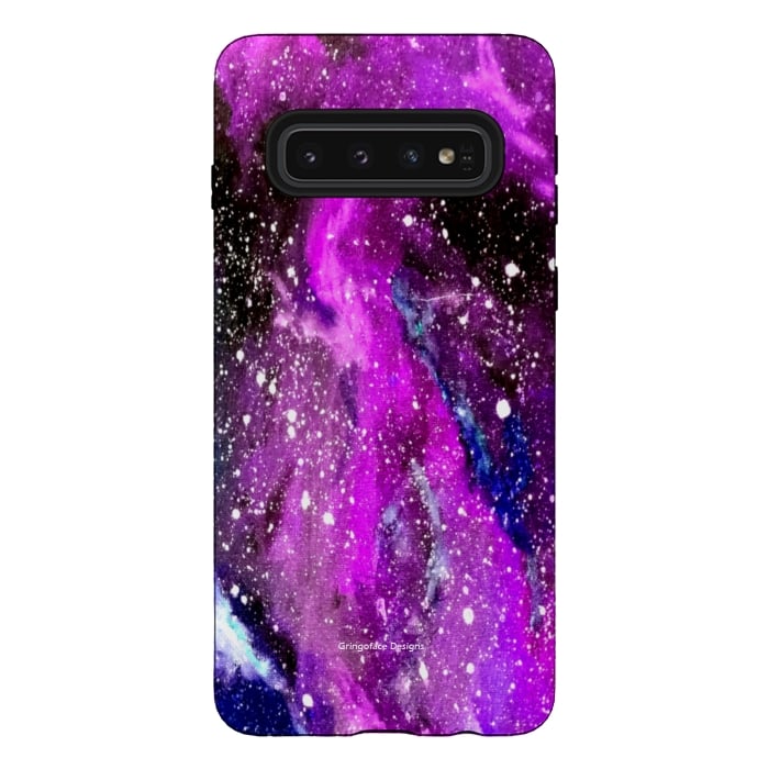 Galaxy S10 StrongFit Ultraviolet Galaxy by Gringoface Designs