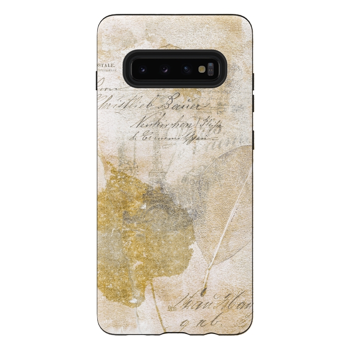 Galaxy S10 plus StrongFit Golden Memories by Andrea Haase