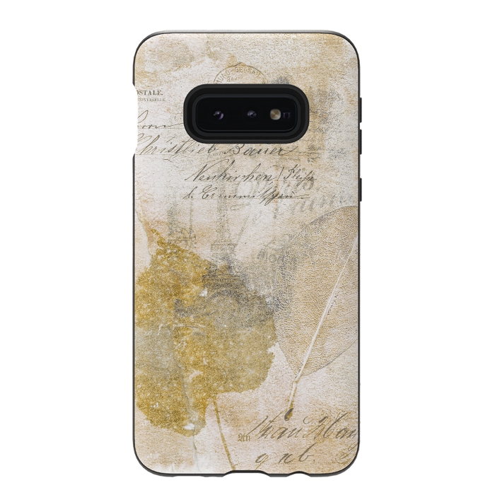 Galaxy S10e StrongFit Golden Memories by Andrea Haase