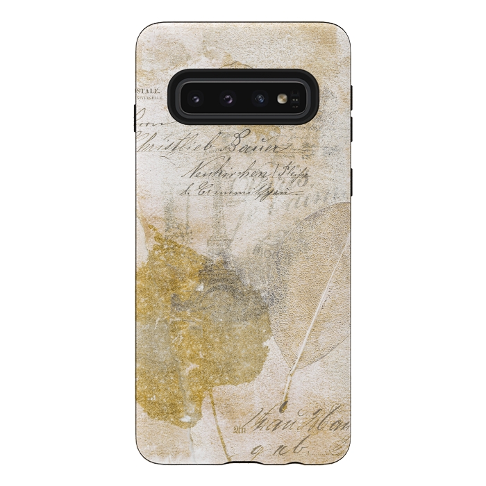 Galaxy S10 StrongFit Golden Memories by Andrea Haase