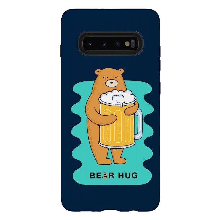 Galaxy S10 plus StrongFit Beer Hug by Coffee Man