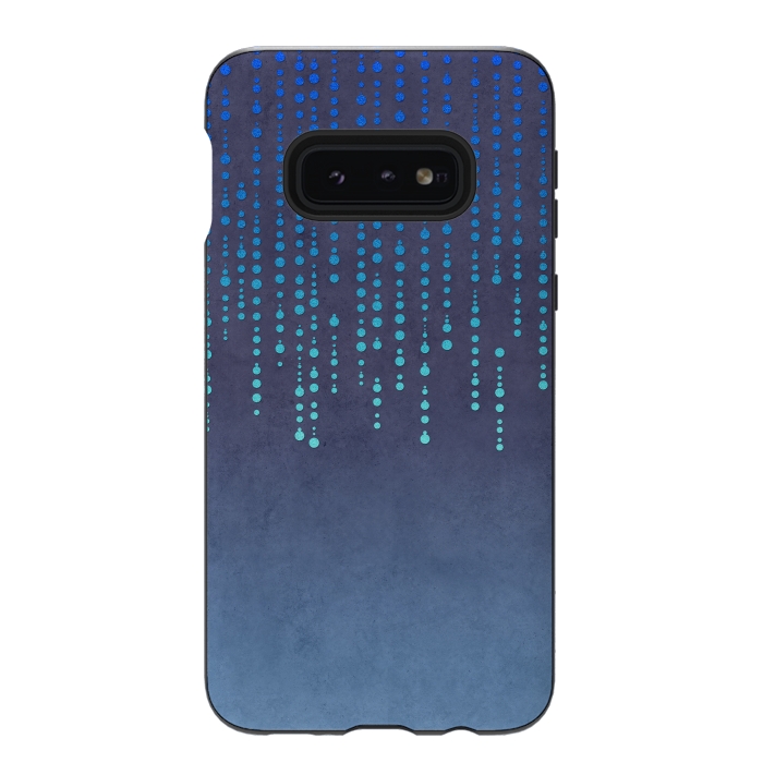 Galaxy S10e StrongFit Blue Glamour by Andrea Haase