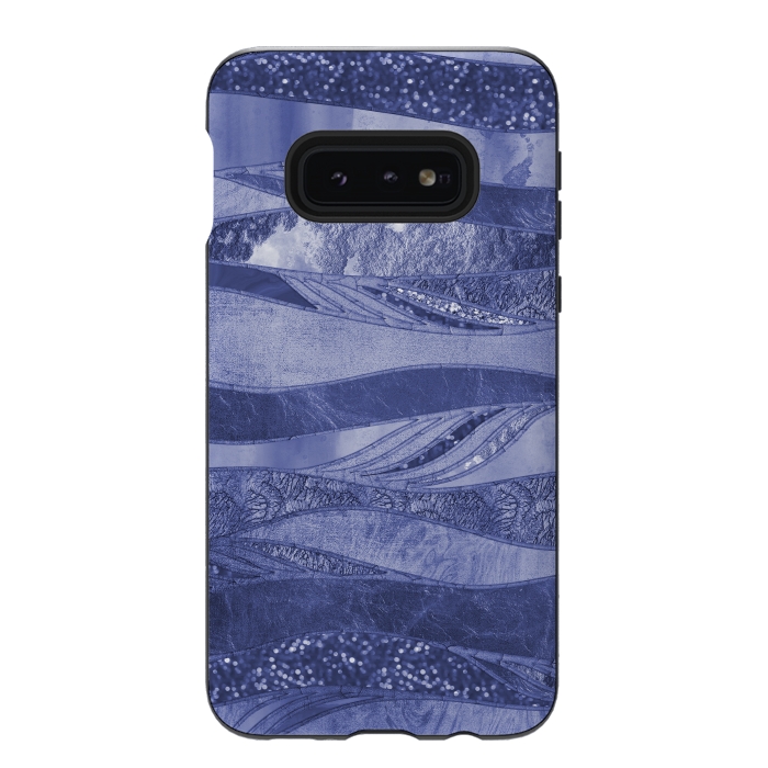 Galaxy S10e StrongFit Wavy Glamour Lines 2 by Andrea Haase