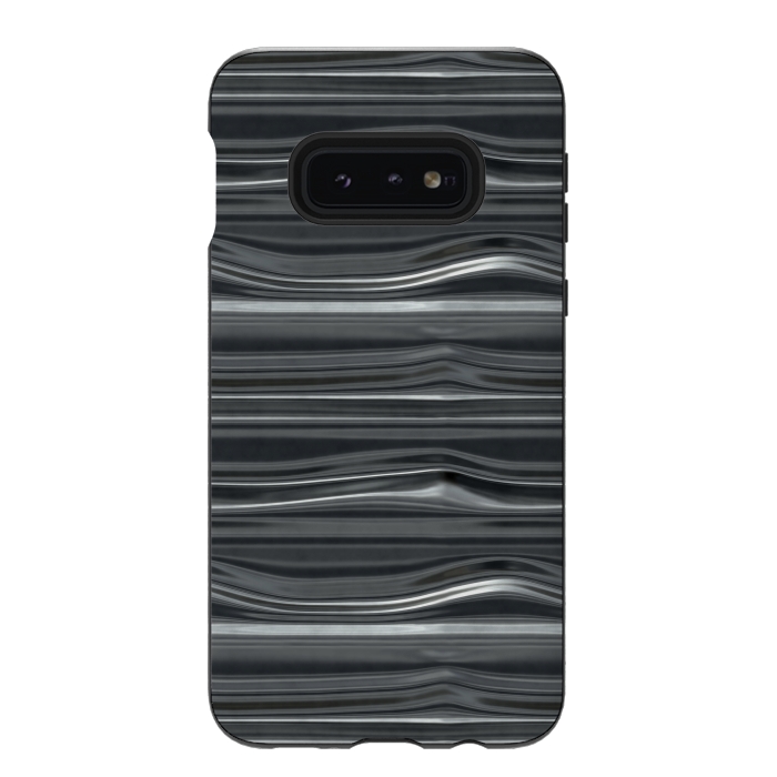 Galaxy S10e StrongFit Chrome Lines by Andrea Haase