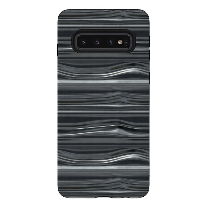 Galaxy S10 StrongFit Chrome Lines by Andrea Haase