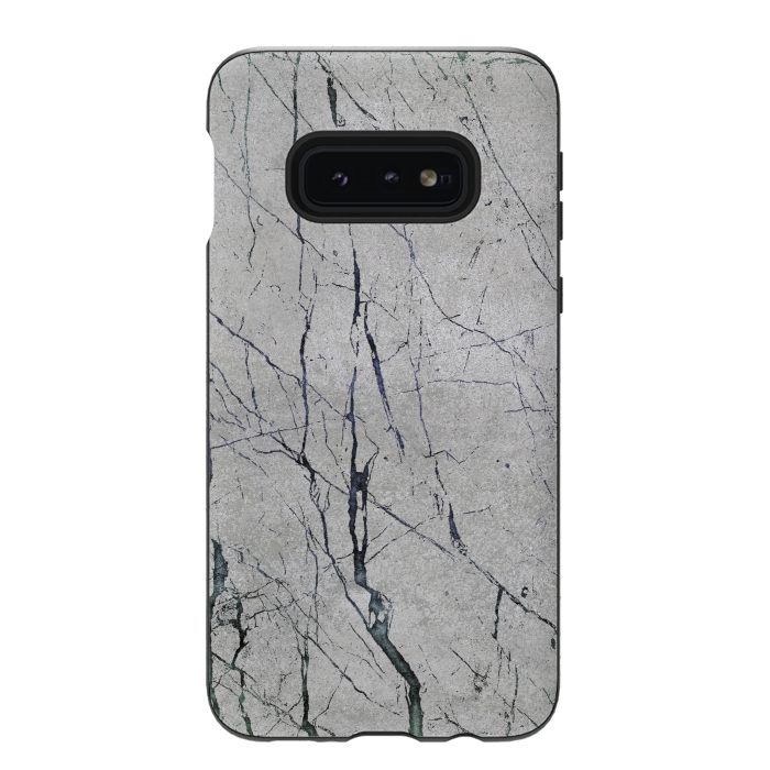 Galaxy S10e StrongFit Marbled Concrete by Andrea Haase