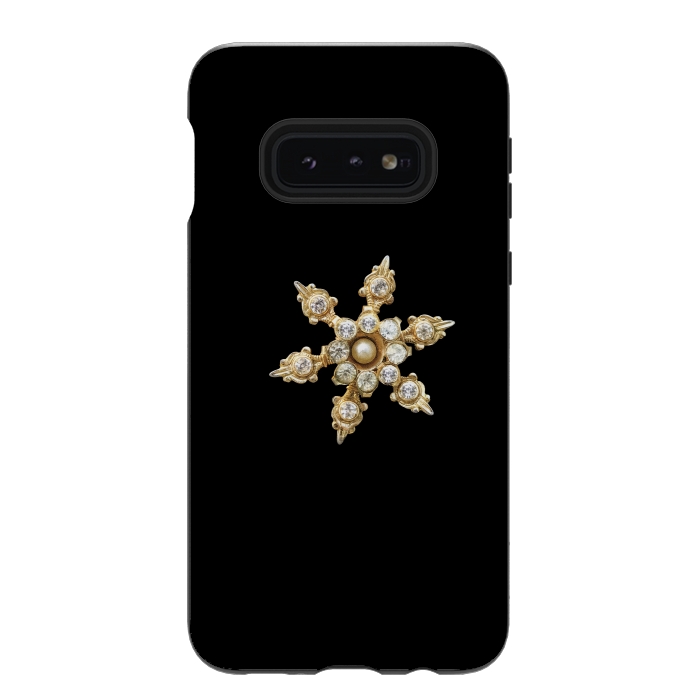 Galaxy S10e StrongFit Golden Piece Of Jewelry by Andrea Haase