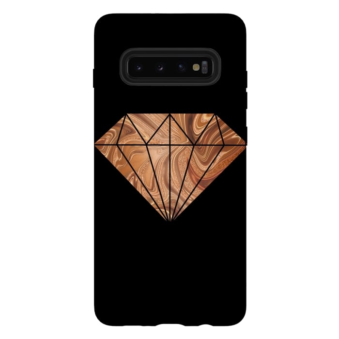 Galaxy S10 plus StrongFit Copper Diamond 2 by Andrea Haase